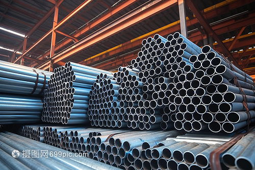 工廠倉(cāng)庫(kù)中的鋼管堆存與管理